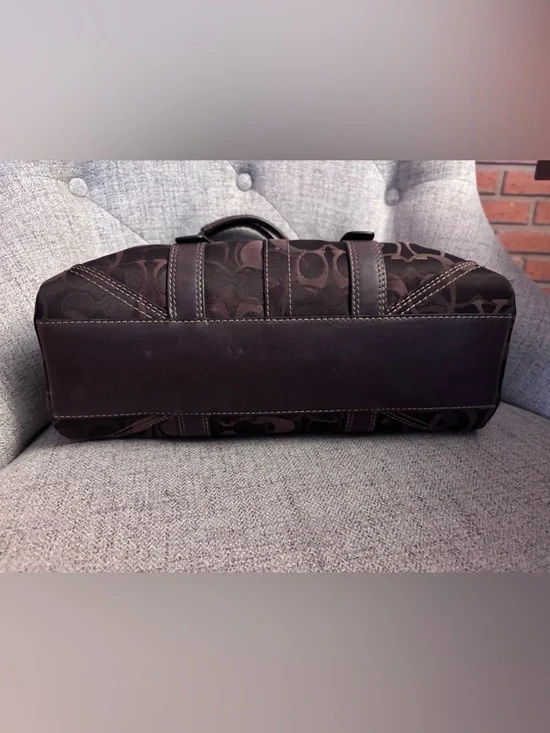 Coach Chelsea Optic Signature Satchel with Braided Handles❤️🤩‼️ - Picture 5 of 11